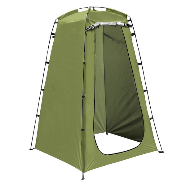 Tenda de chuveiro de acampamento Daolar, Tenda de banheiro pop-up, Tenda de troca portátil com bolsa de armazenamento e janelas, Tenda de tela de privacidade para áreas externas