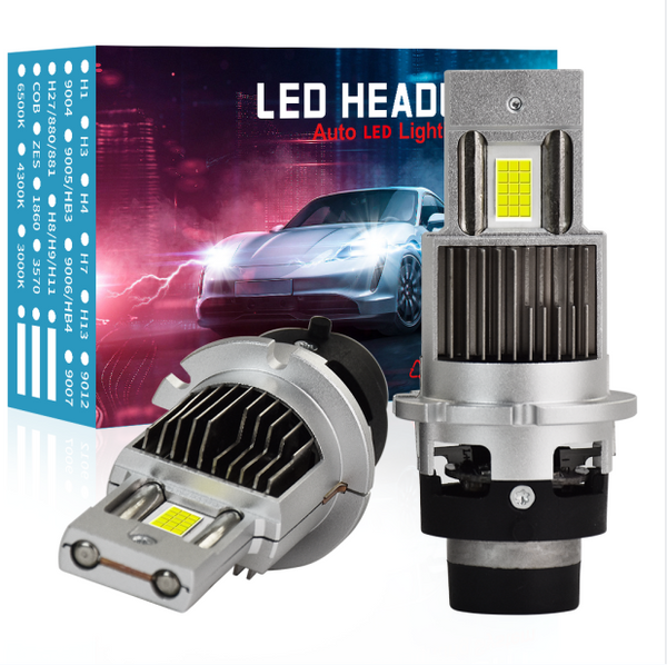 Lâmpadas LED Daolar D2S/D4S -6500K 35W Luzes de substituição LED de xenônio de feixe alto e baixo - Pacote de 2